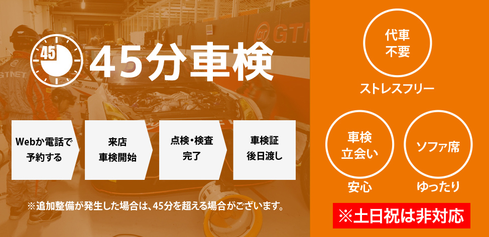45分車検